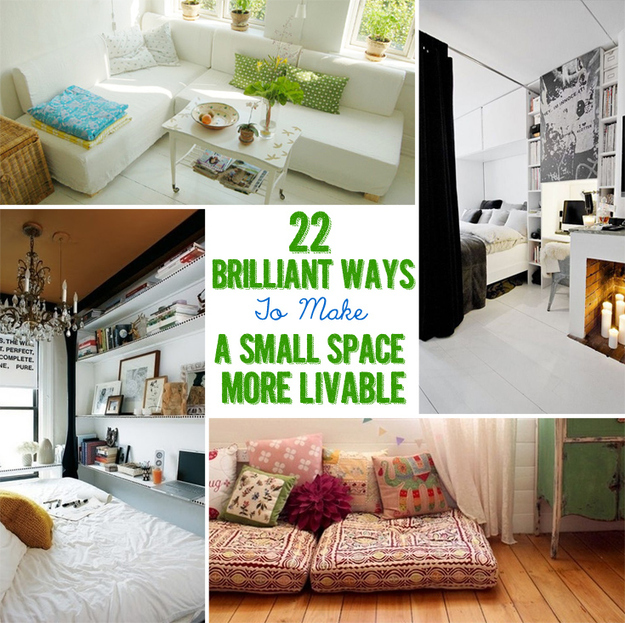 22 Brilliant Ideas For Your Tiny Apartment